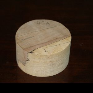 A Grade 4 x 2 spalted beech wood turning blank (001)