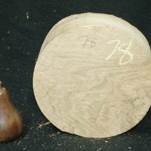 A Grade Oak wood turning blank 78 Front
