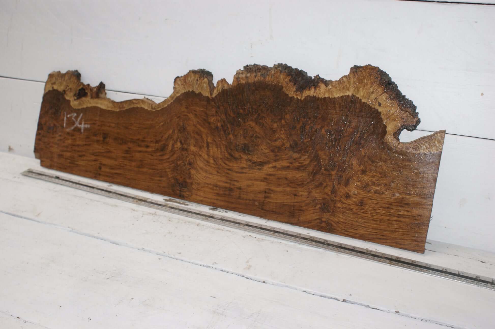 Tone wood, Brown Burr Oak 885 L x 307-176 W x 11 D mm (134) - Image 8