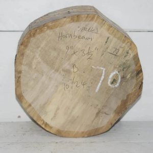 Spalted Hornbeam Turning blank 70