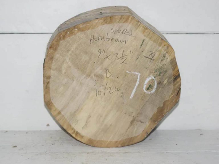 Spalted Hornbeam Turning blank 70